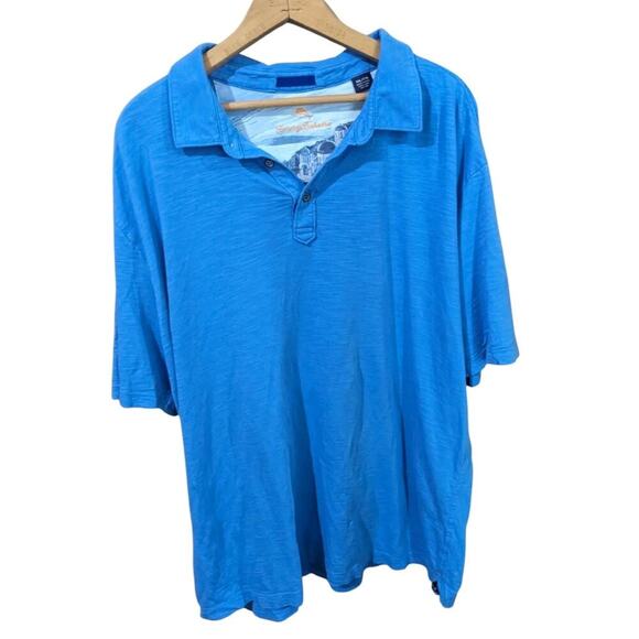 Tommy Bahama Other - Tommy Bahama Polo Shirt Mens Large Blue XXL Pima Cotton E